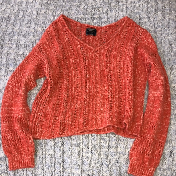 Abercrombie & Fitch Sweaters - A&F orange cozy sweater